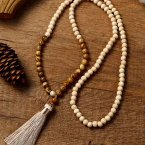Tassel Charm Beaded Necklace